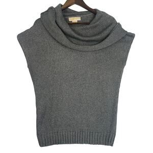 Michael Michael Kors Sleeveless Sweater Women’s SZ L Silver Metallic Gray EUC
